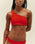 RIBBED PERLIN TOP RED SHIFT