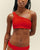 RIBBED PERLIN TOP RED SHIFT