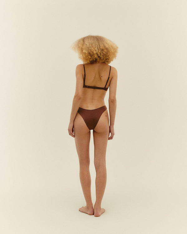 ADJUSTABLE MONICA TOP BRAUNA BROWN