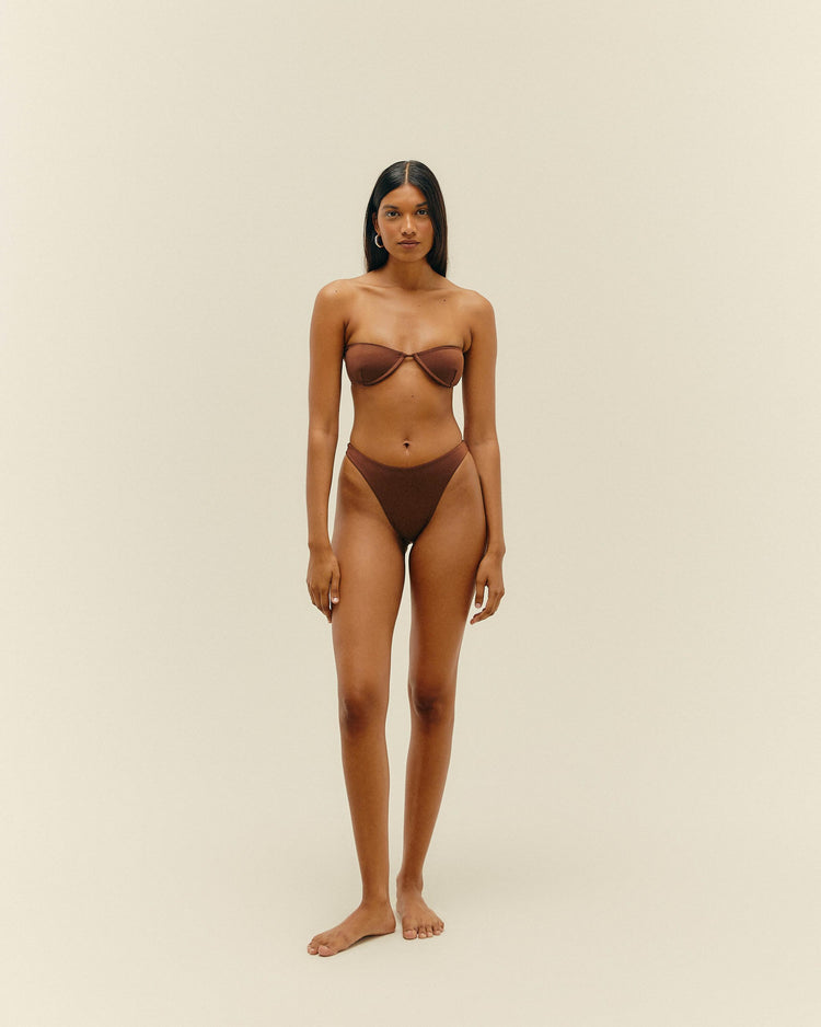 GAL TOP BRAUNA BROWN