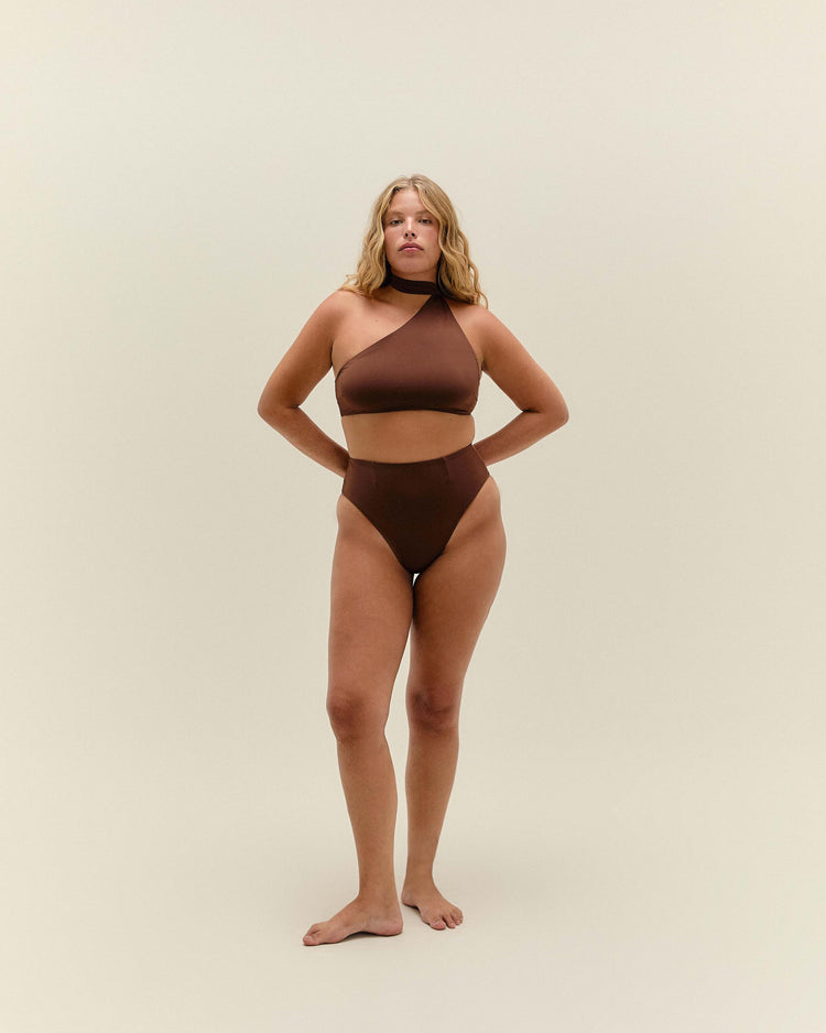 ANGELINA TOP BRAUNA BROWN