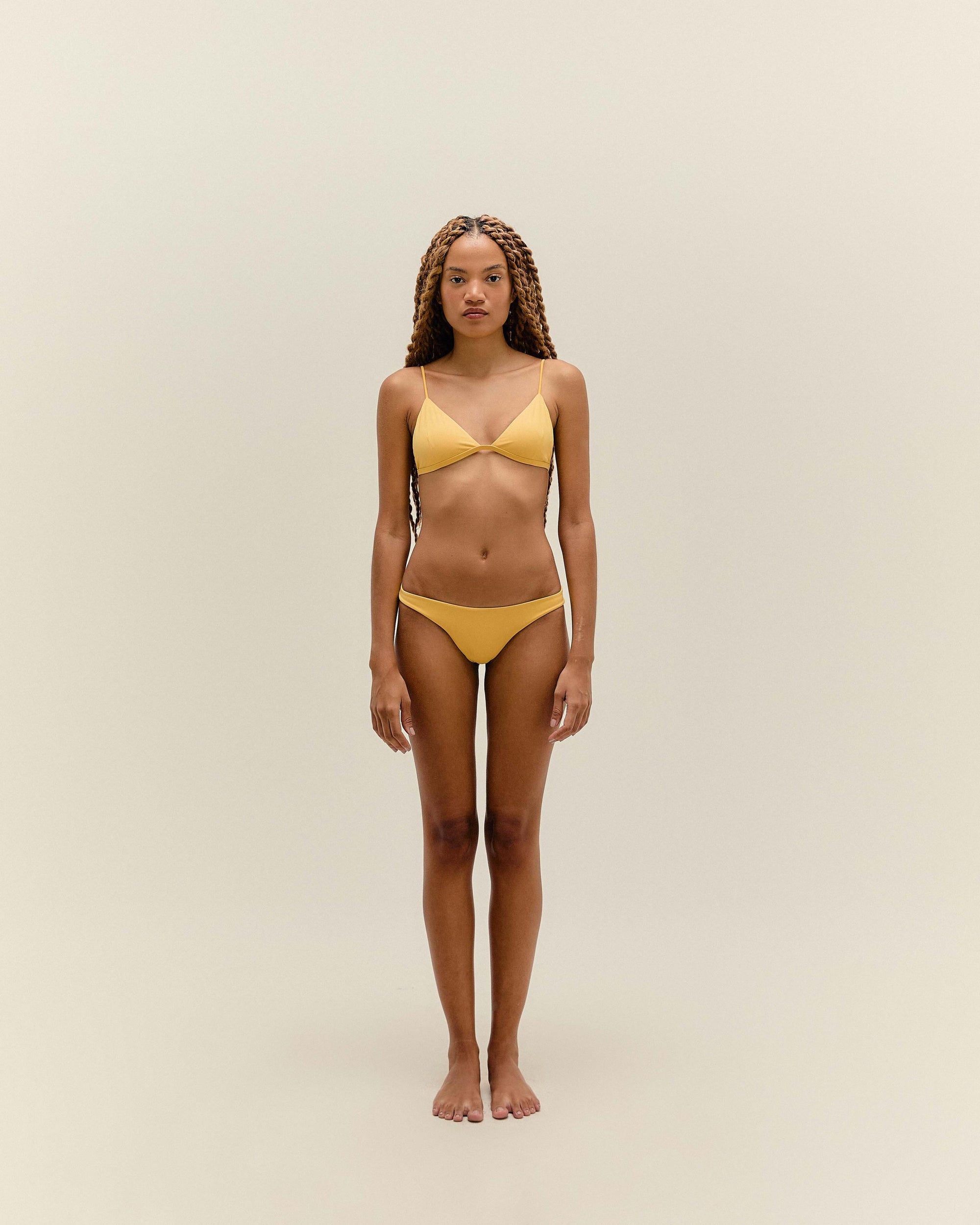 TOP OLIVIA REGOLABILE BEAM GIALLO