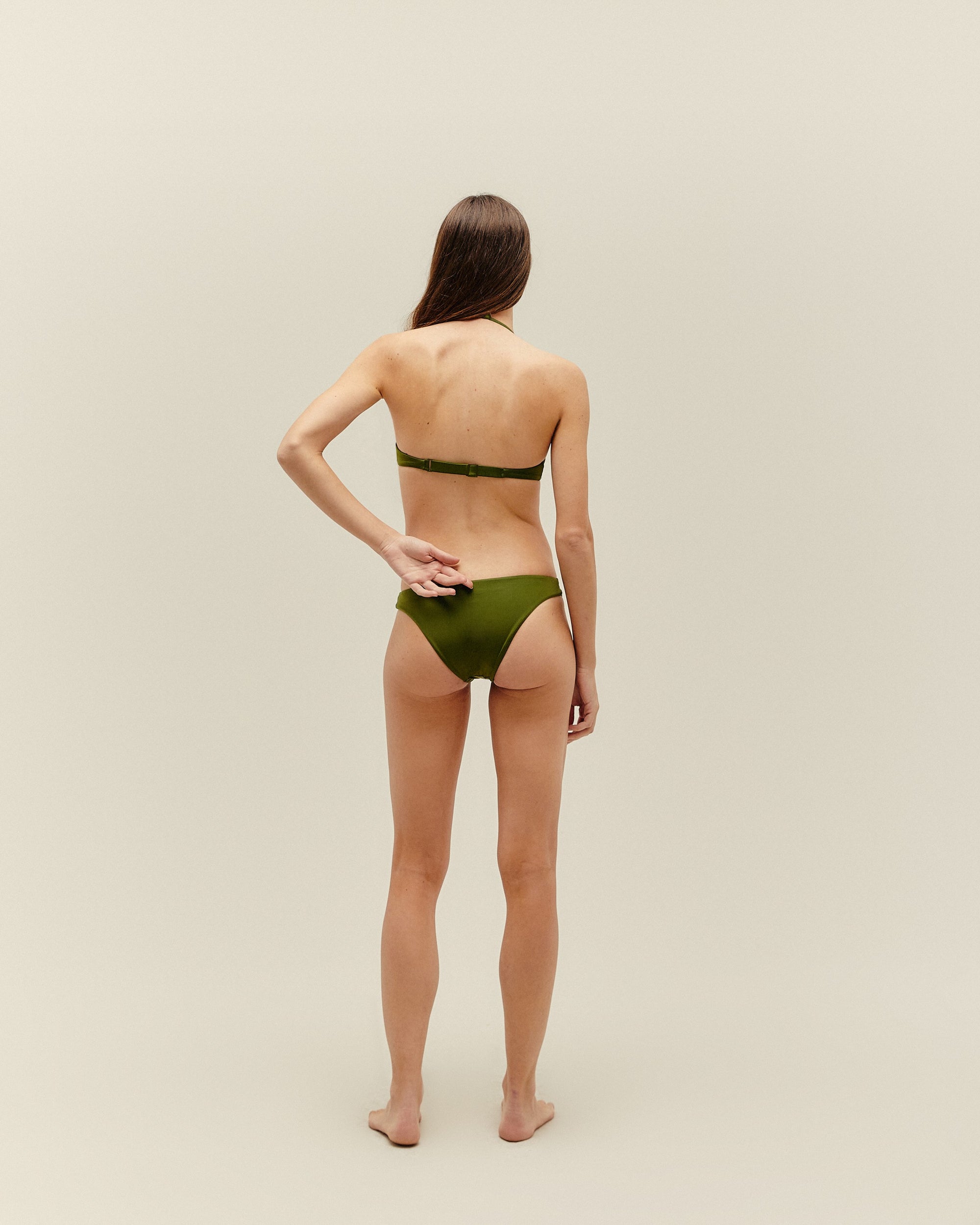 DUDA TOP OLIVE GREEN