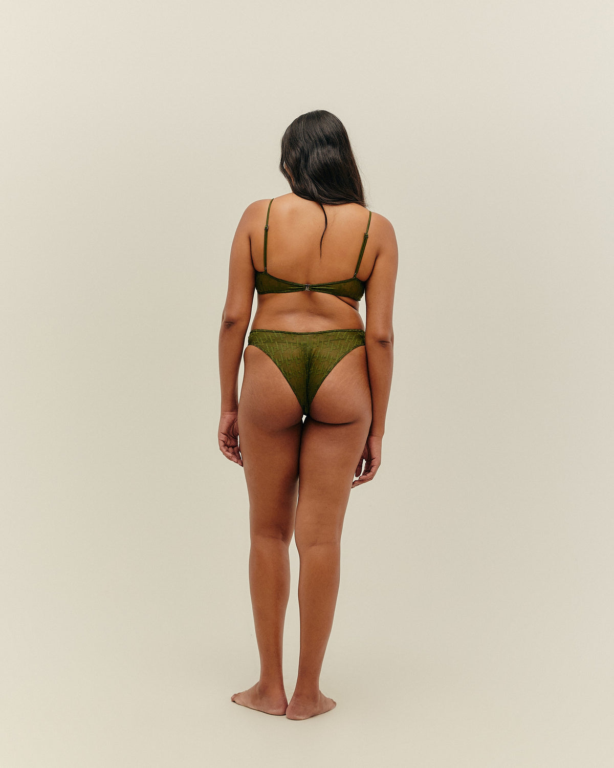 BETHANIA TOP OLIVE GREEN