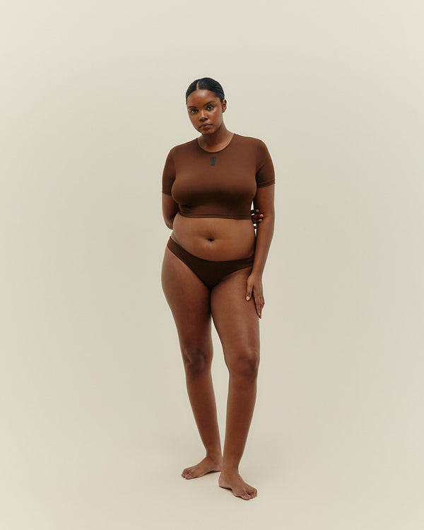SERENA BRAUNA BROWN TOP