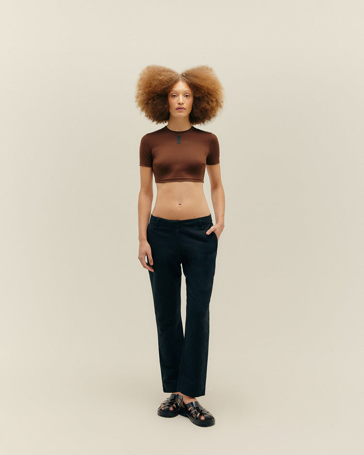 SERENA TOP BRAUNA BROWN