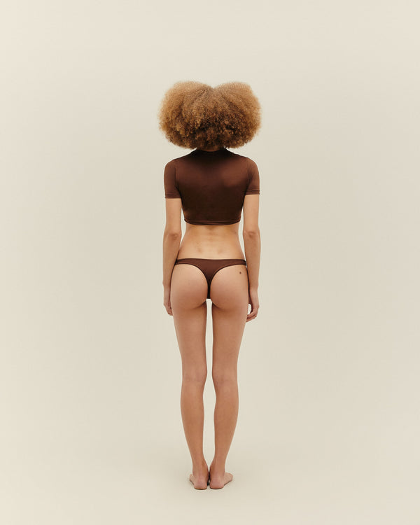 SERENA BRAUNA BROWN TOP