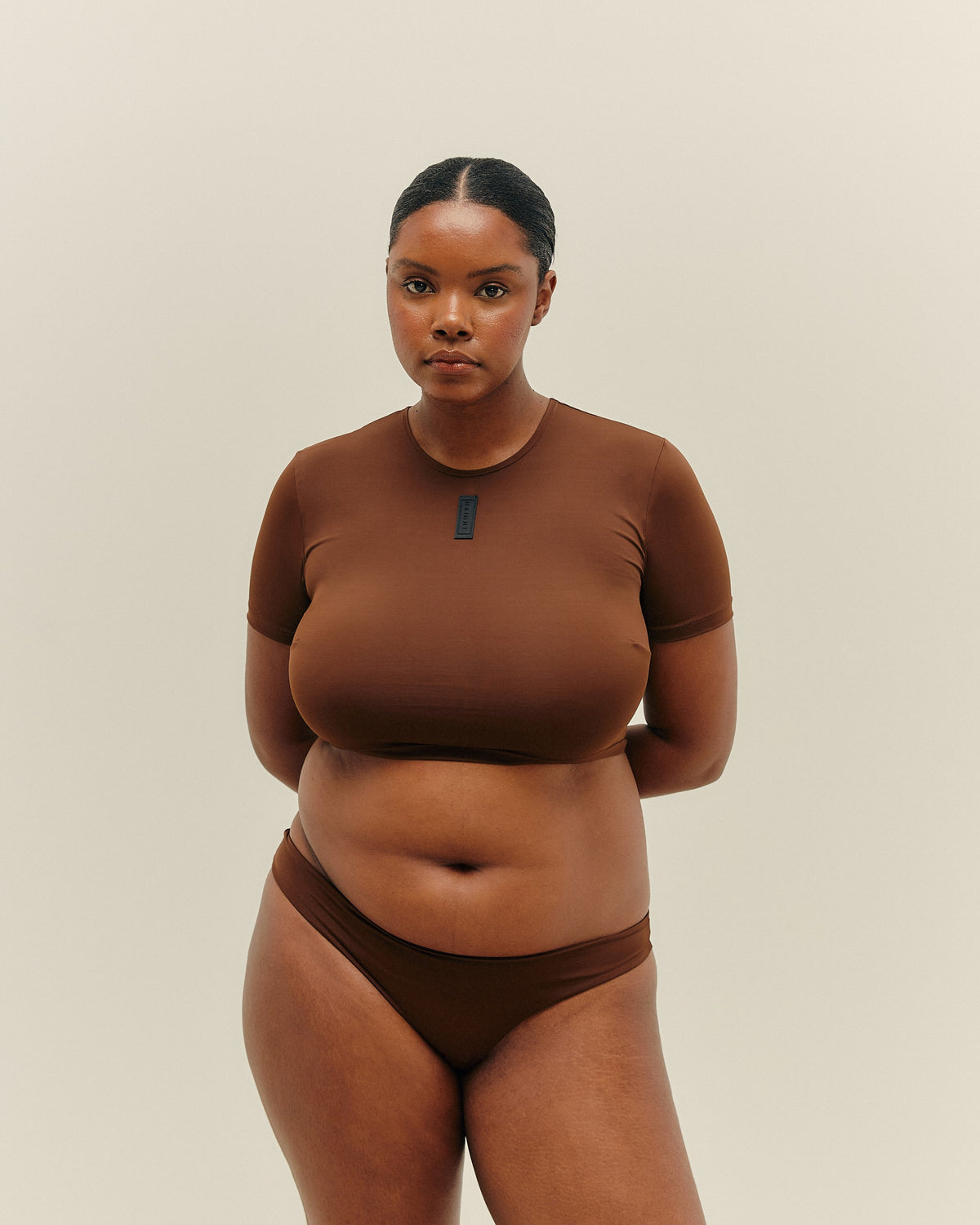 SERENA TOP BRAUNA BROWN