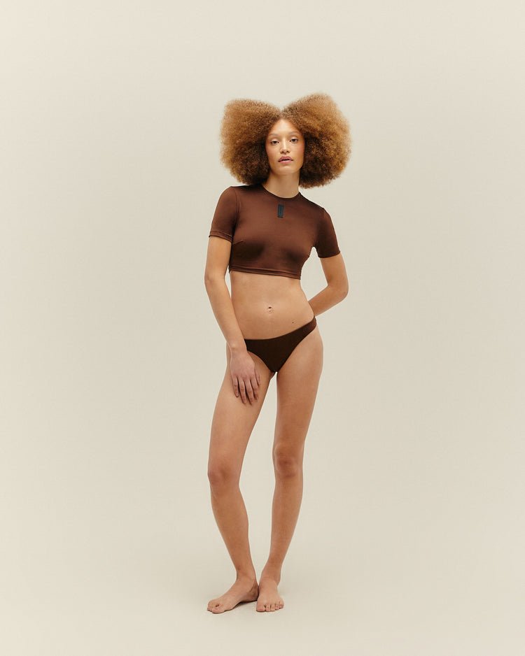 SERENA TOP BRAUNA BROWN