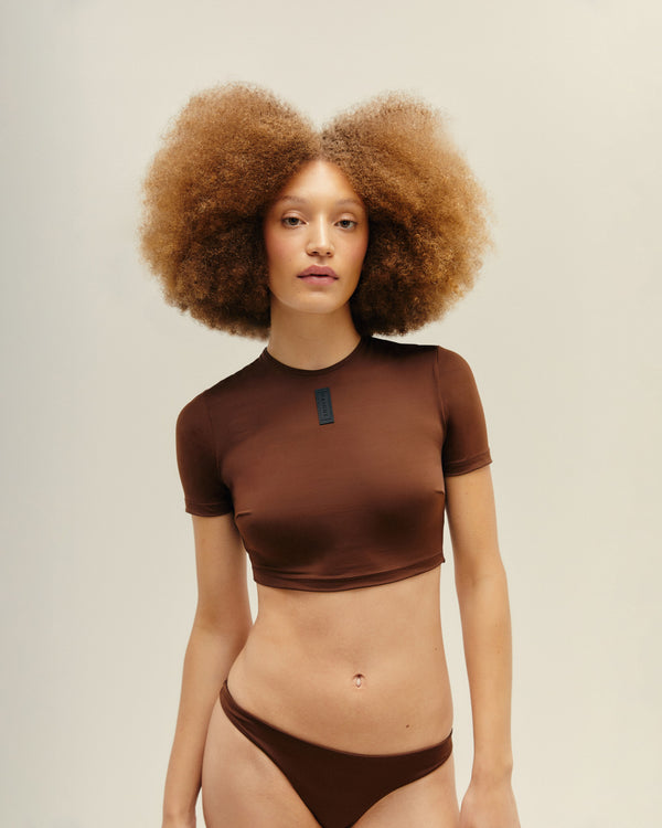 SERENA BRAUNA BROWN TOP