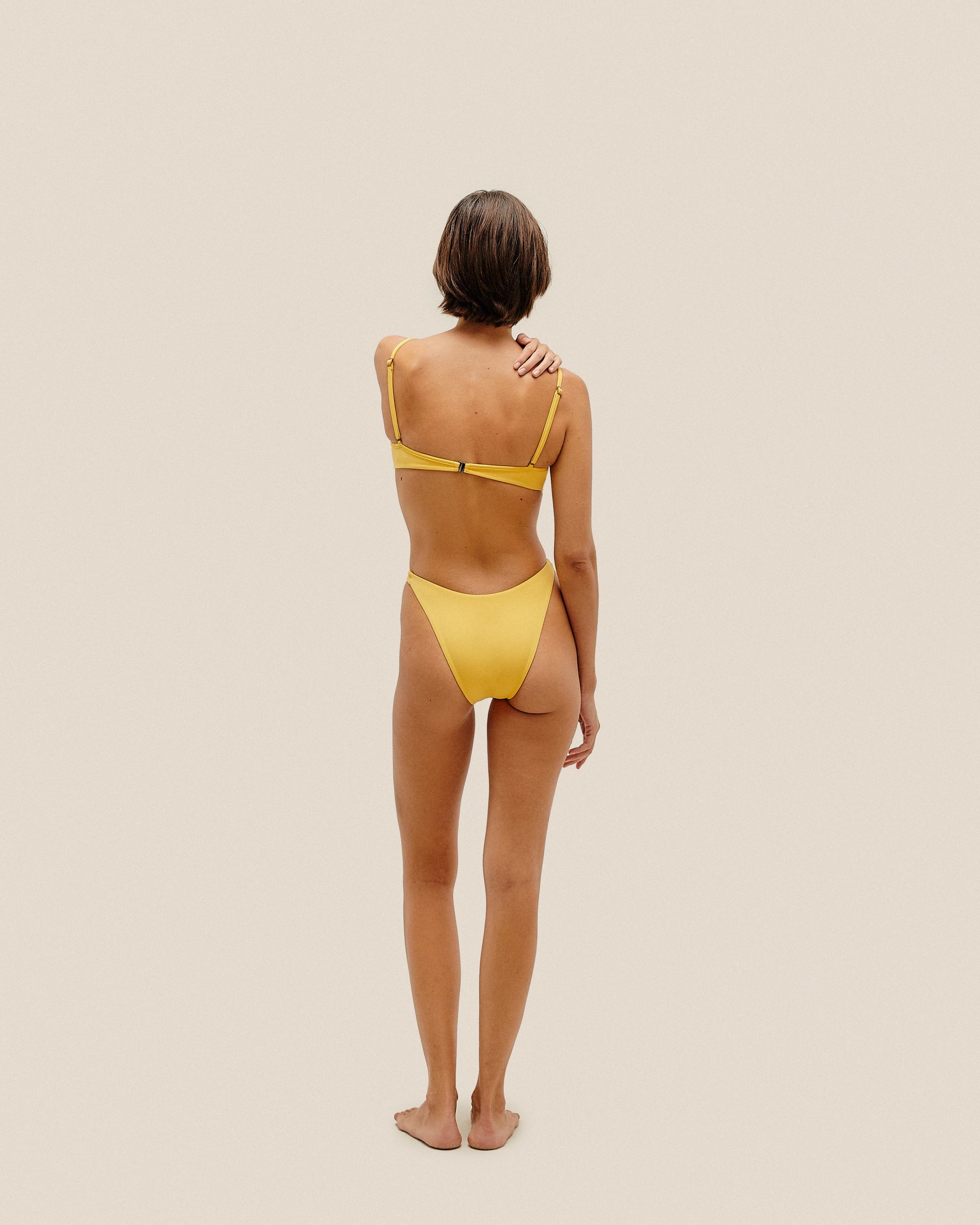 MONICA TOP BEAM YELLOW