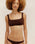 GABI TOP BRAUNA BROWN