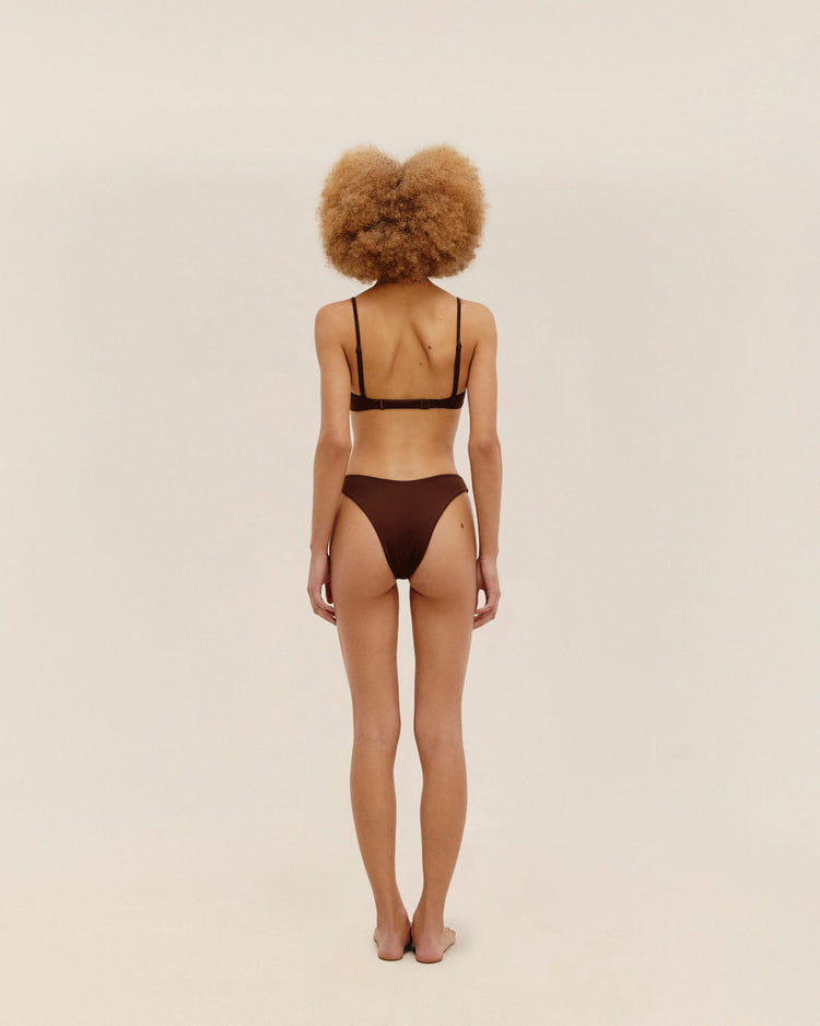 Haut vintage ajustable BRAUNA BROWN