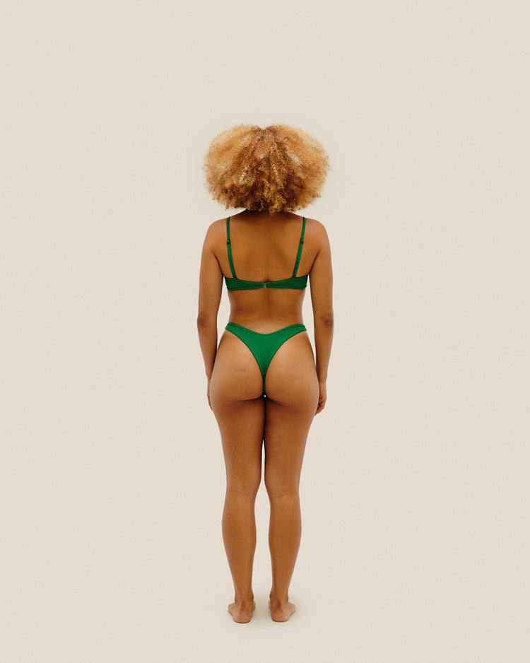 FRAN TOP VINTAGE GREEN