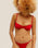 CREPE VINTAGE TOP ROJO