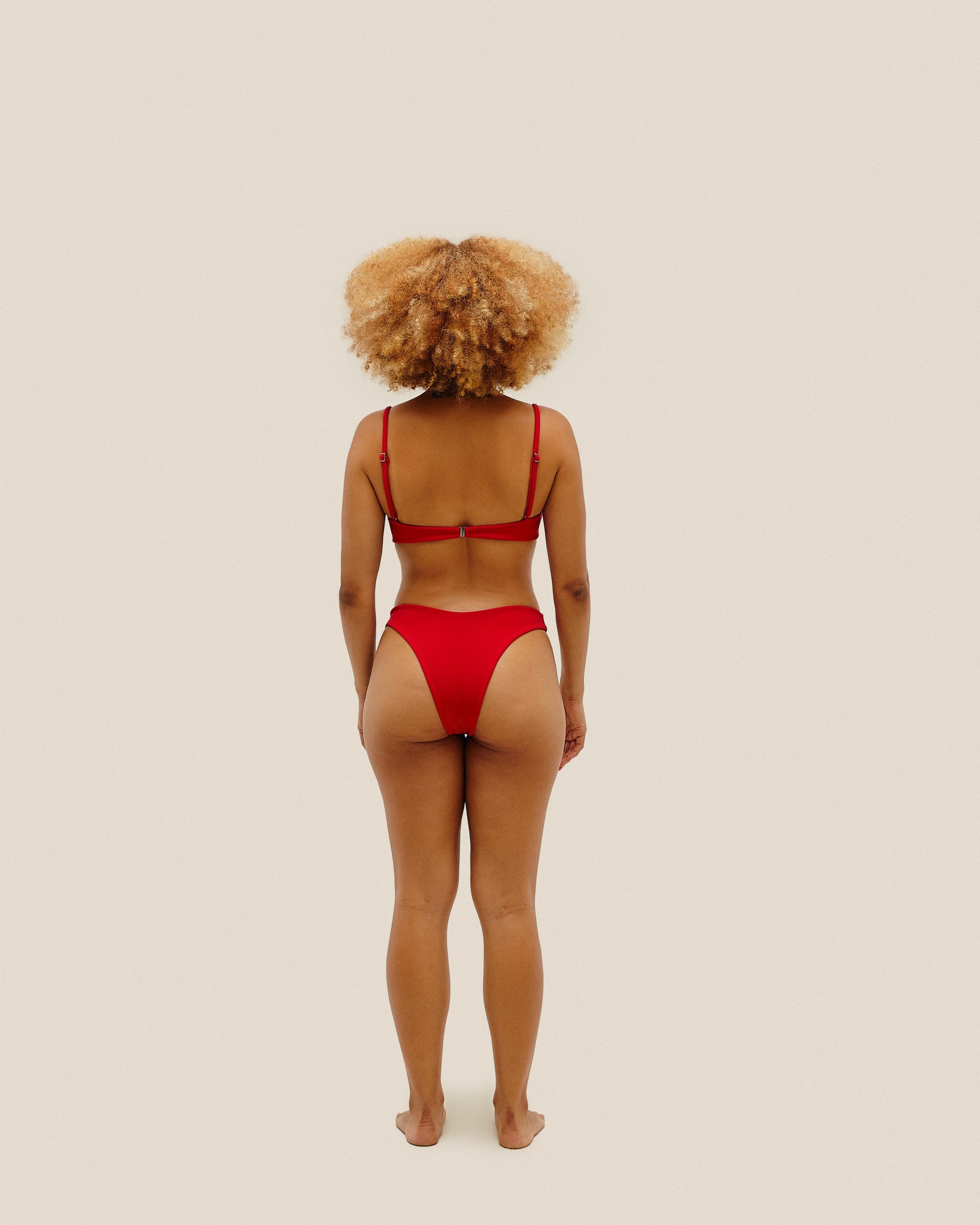 CREPE MONICA TOP ROUGE