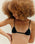 CREPE TRIANGLE TOP NERO