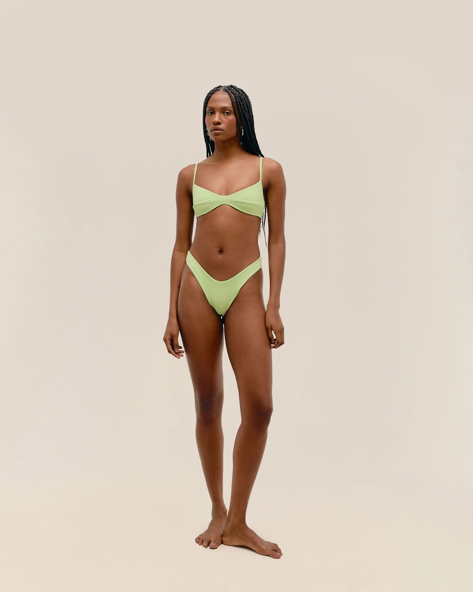 ADJUSTABLE MONICA TOP CANOAS GREEN