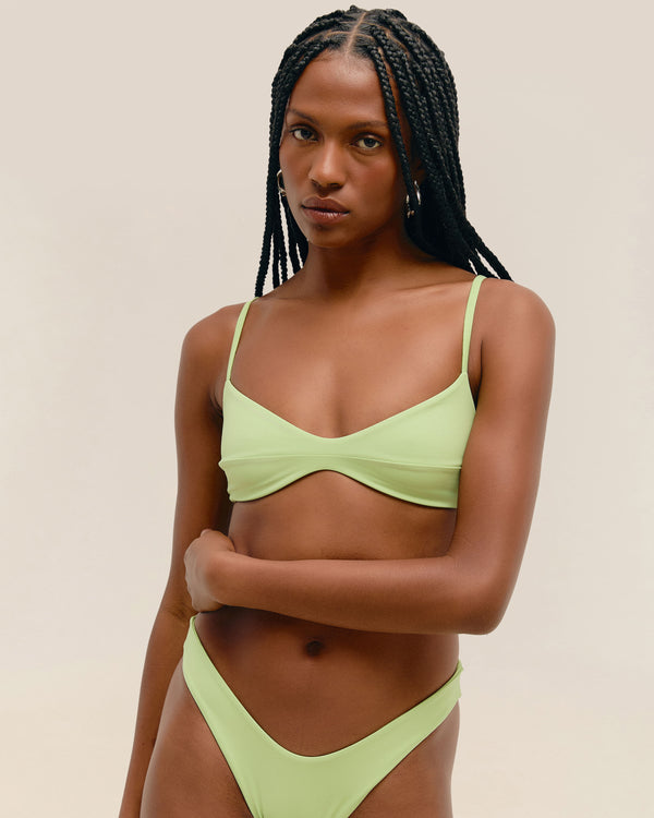 ADJUSTABLE MONICA TOP CANOAS GREEN