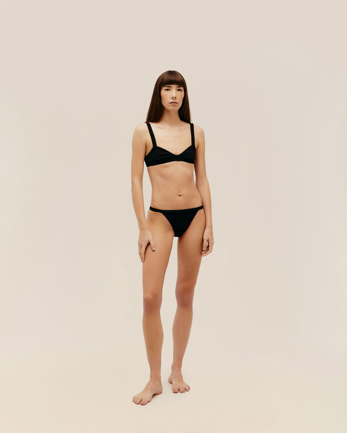 DRICA TOP BLACK CREPE