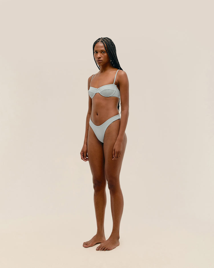 HAUT VINTAGE AJUSTABLE BARDI BLEU