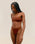 STRAIGHT GABI TOP MID BROWN