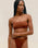 STRAIGHT GABI TOP MID BROWN