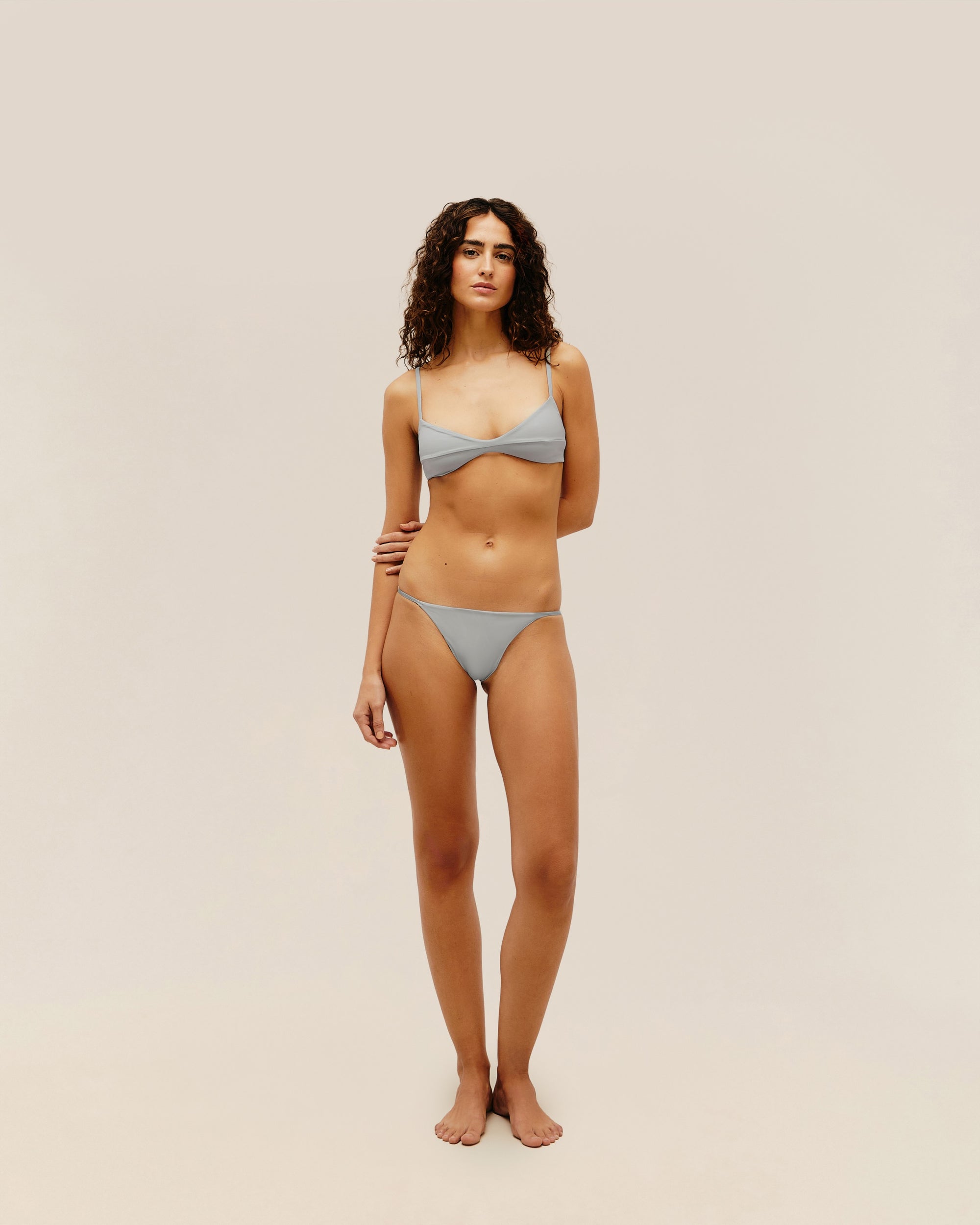MONICA TOP RÉGLABLE BARDI BLEU