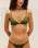 RIBBED CUT OUT OLIVIA TOP OLIVE GREEN