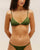 RIBBED CUT OUT OLIVIA TOP OLIVE GREEN