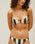 LIGIA TOP À RAYURES OLIVE