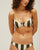 LIGIA TOP À RAYURES OLIVE