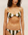 ADJUSTABLE MONICA TOP OLIVE STRIPES