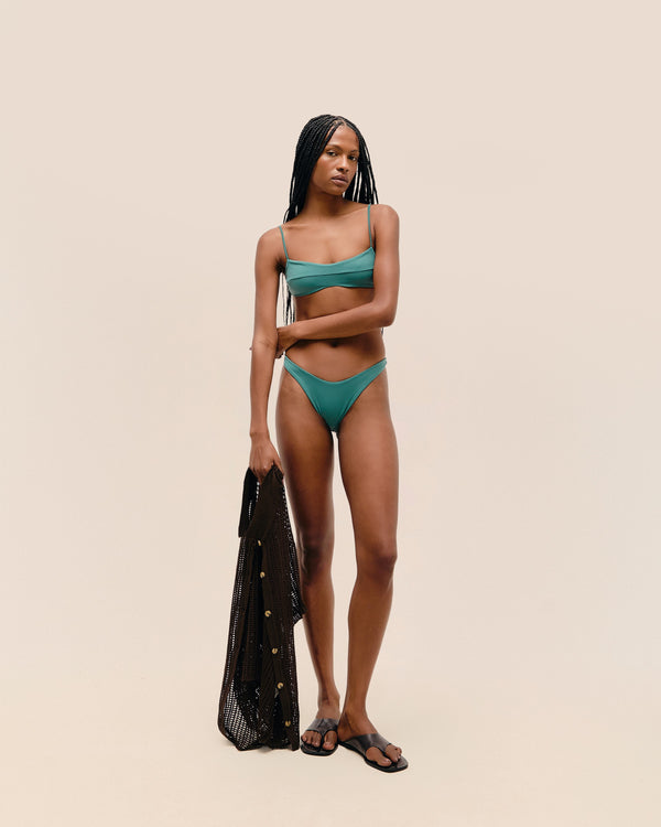TOP AGATHA SEAWEED GREEN