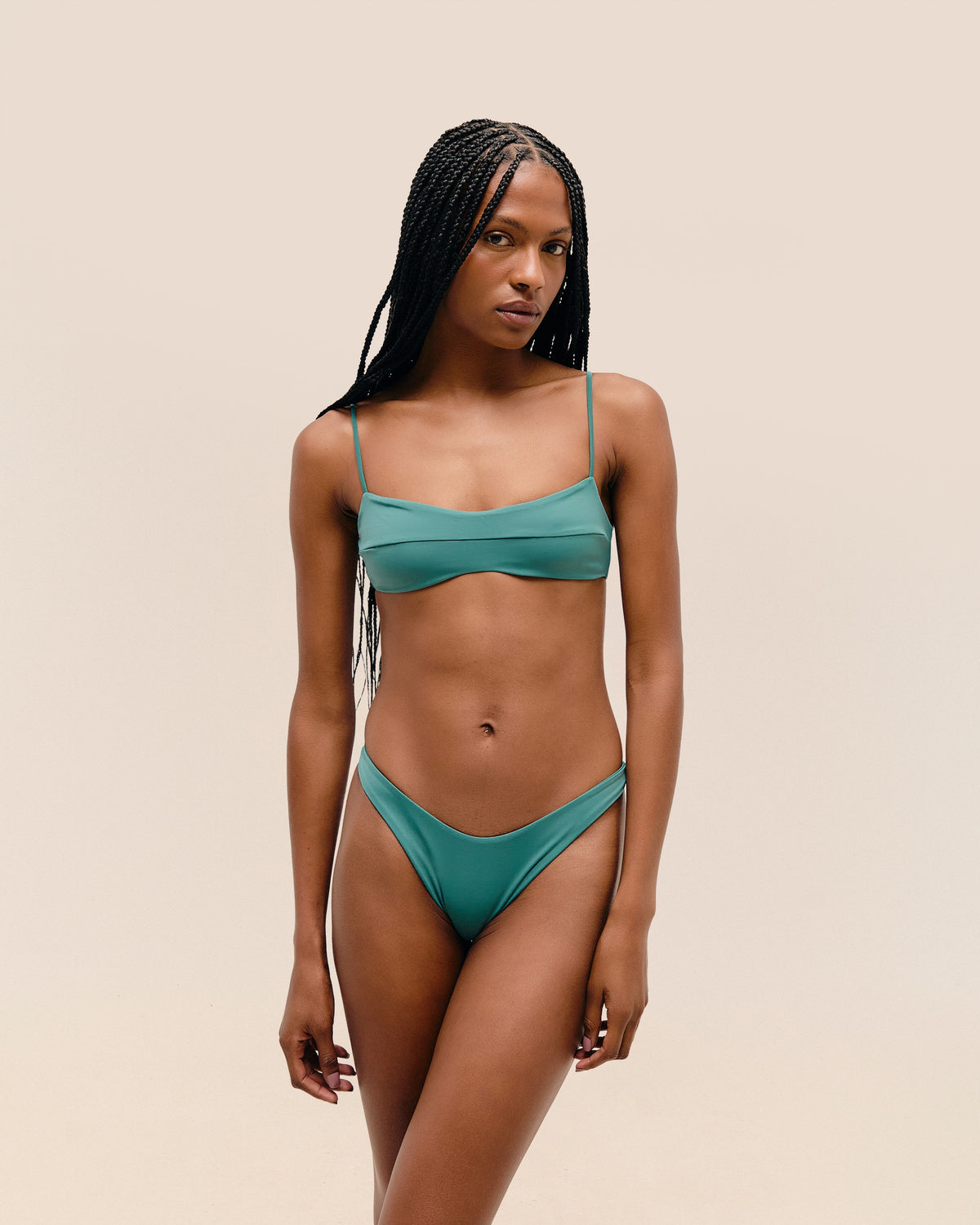 TOP AGATHA SEAWEED GREEN