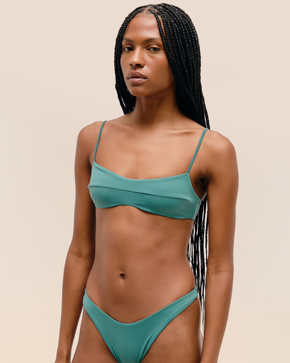 TOP AGATHA SEAWEED GREEN