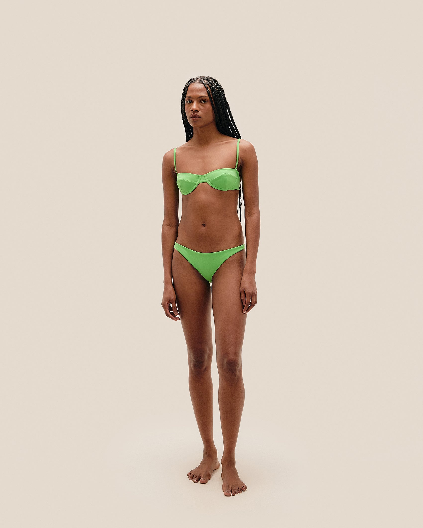ADJUSTABLE VINTAGE TOP RAPTURE GREEN