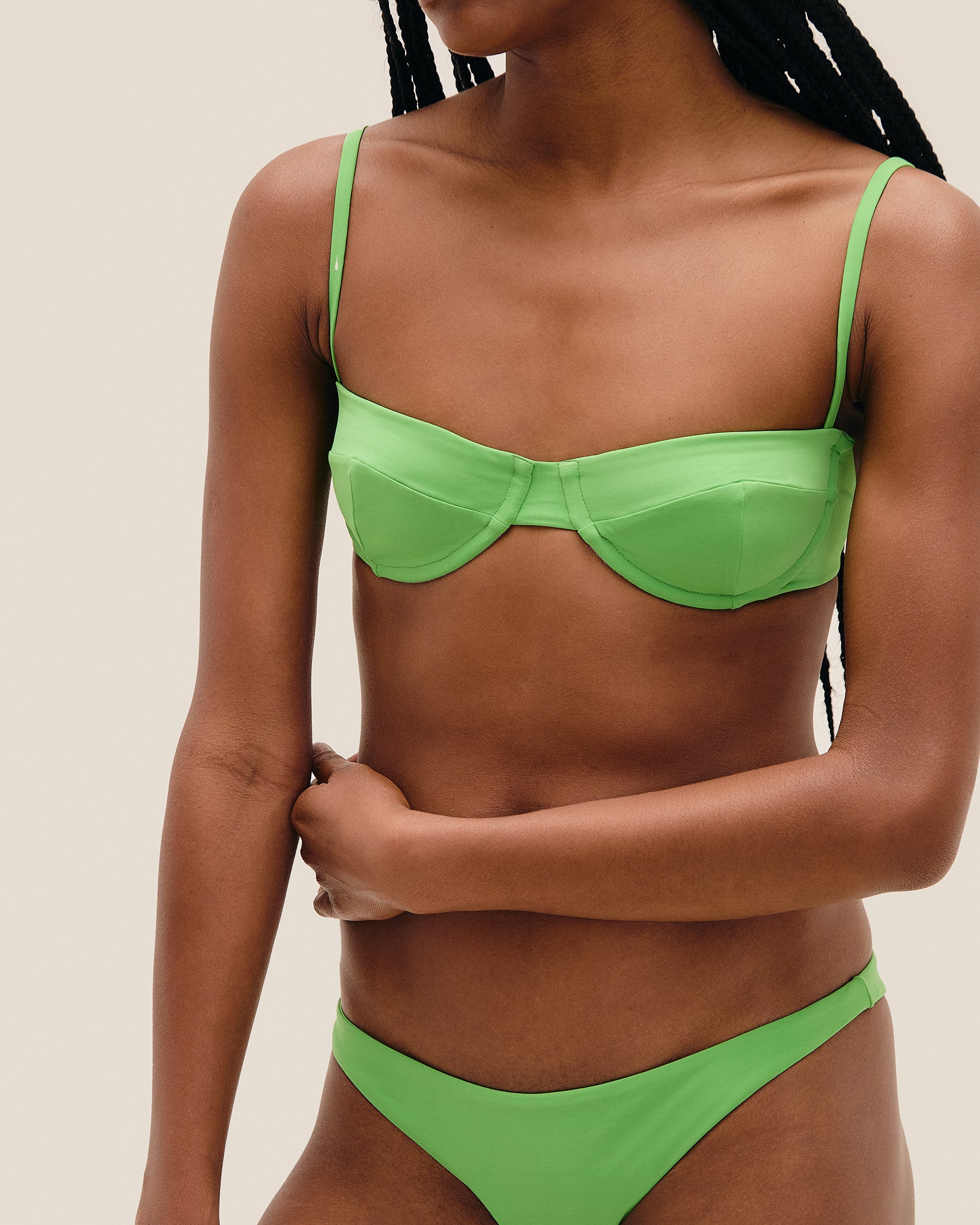ADJUSTABLE VINTAGE TOP RAPTURE GREEN