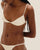 RIBBED VITORIA TOP WHITE CLAY