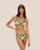 PIPPING CRIS TOP RAPTURE GREEN STRIPES