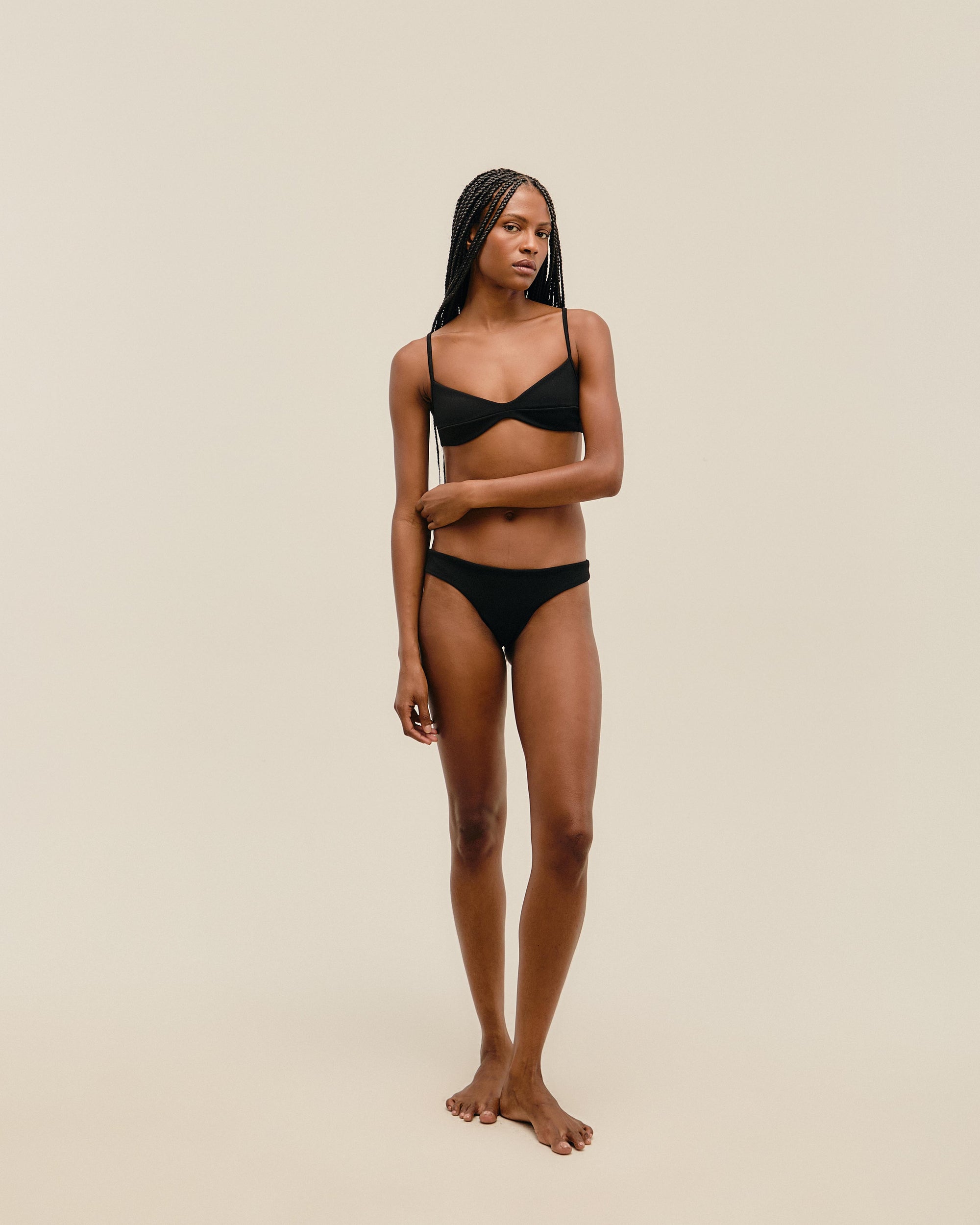 BASIC CREPE BOTTOM NOIR