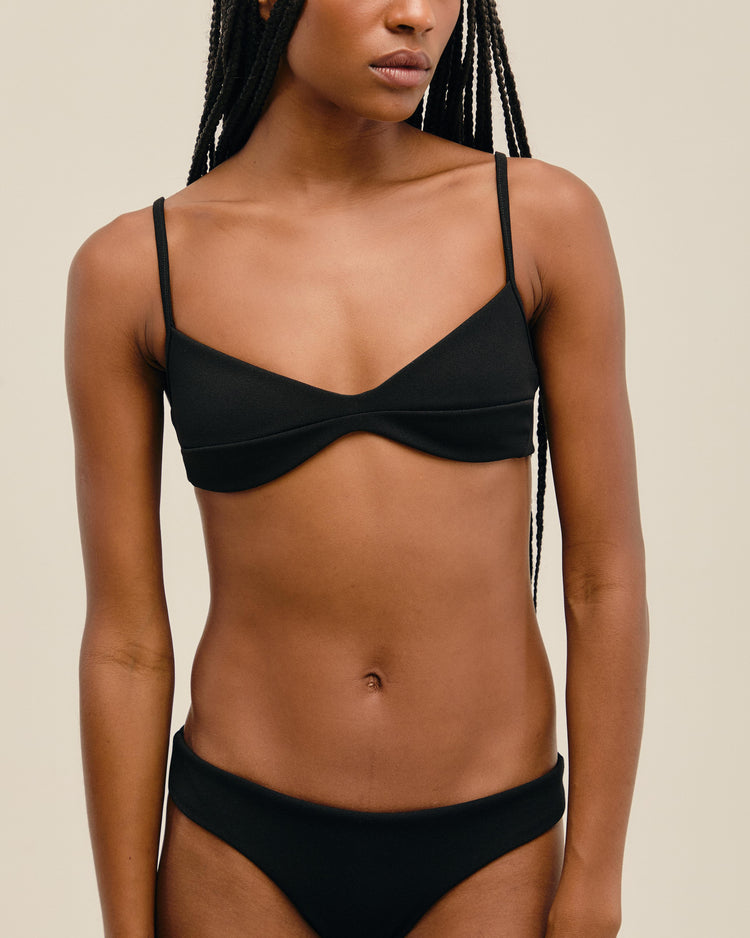 BASIC CREPE BOTTOM NOIR