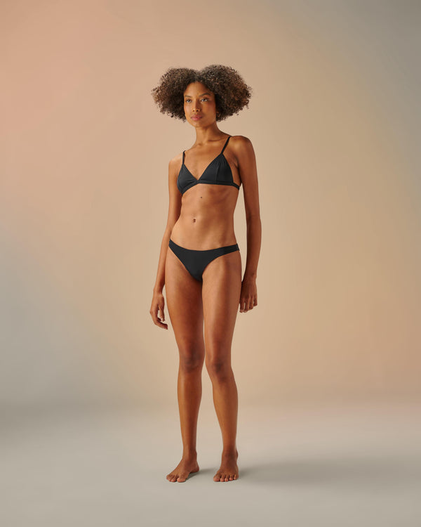 THIN BASIC BLACK BOTTOMS