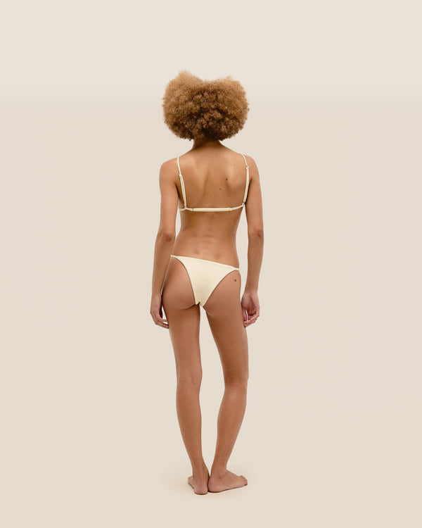 RIBBED LARI BOTTOM WHITE CLAY