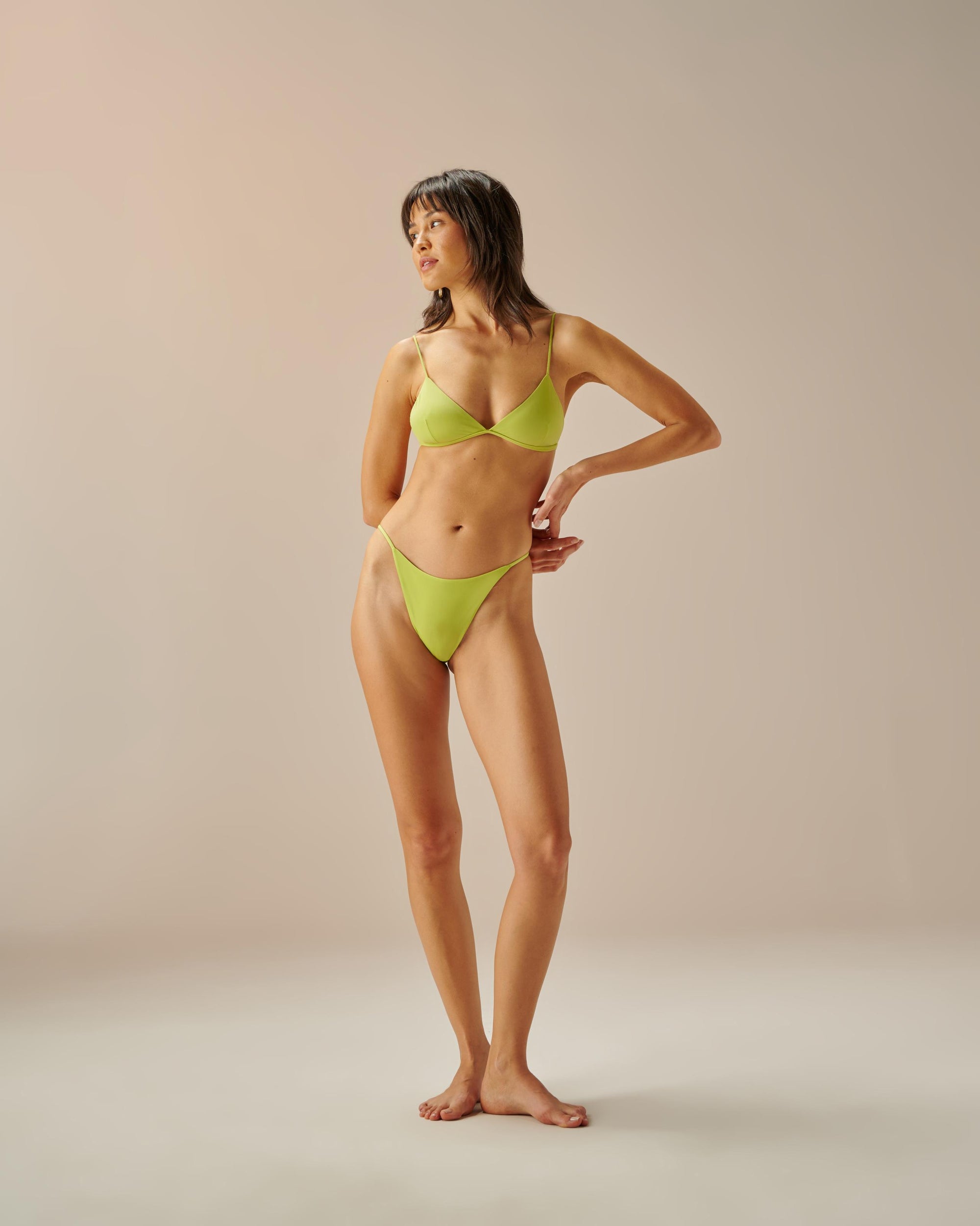 CLARA BOTTOM LUMINI GREEN