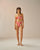 Vintage Hot Pants with Beach Print