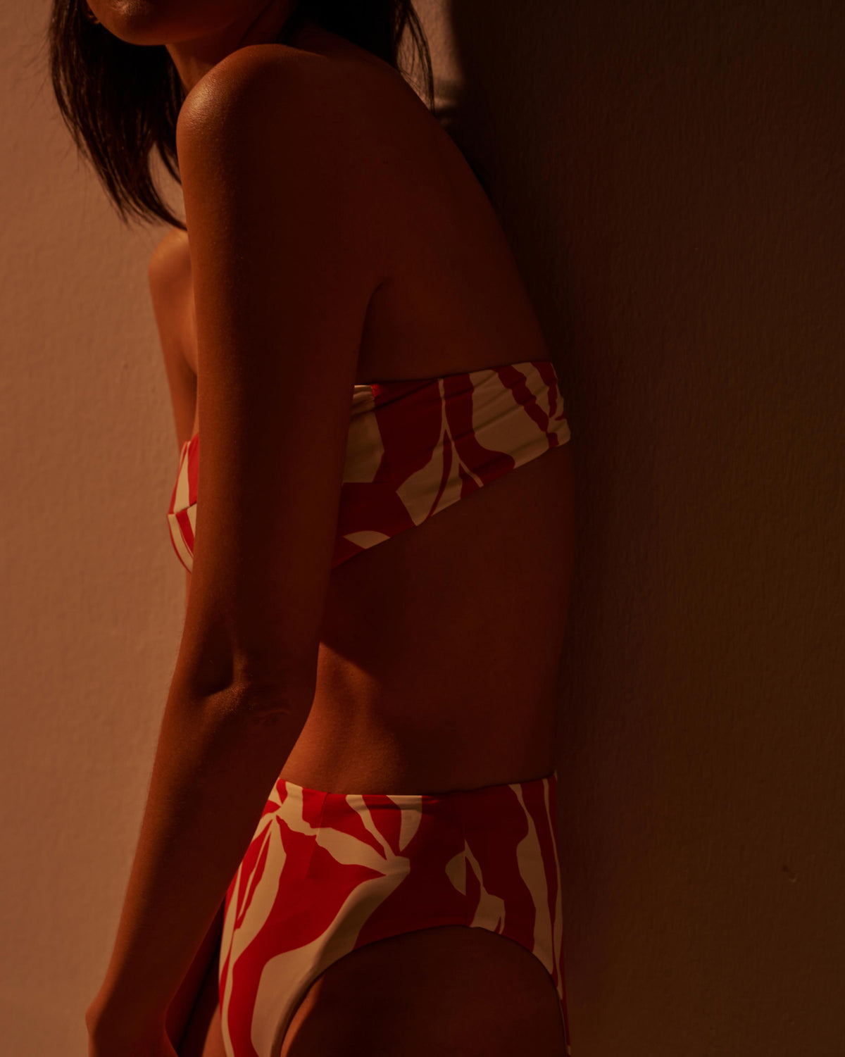 Vintage Hot Pants with Beach Print