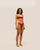 RIBBED LEILA BOTTOMS IN RED