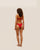 RIBBED LEILA BOTTOMS IN RED