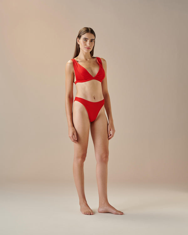 RIBBED BETA HOTPANTS RED SHIFT